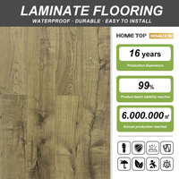Lantai Laminasi HDF Premium 12mm E1 Motif Kayu Sistem Klik Tahan Air Grosir