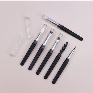 Nouveaux pinceaux portables pour cils et eye-liner, pinceaux à sourcils en silicone pour estomper les couleurs, pinceaux à lèvres, pinceaux de maquillage en gros - Product Image 5