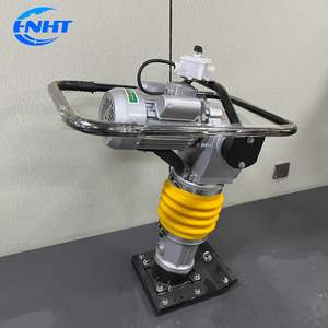High Quality Small Earth Soil Floor Compactor Electric Handheld <b>Vibrating</b> Tamping Rammer <b>Motor</b> 3KW 220V 380V - Product Image 2