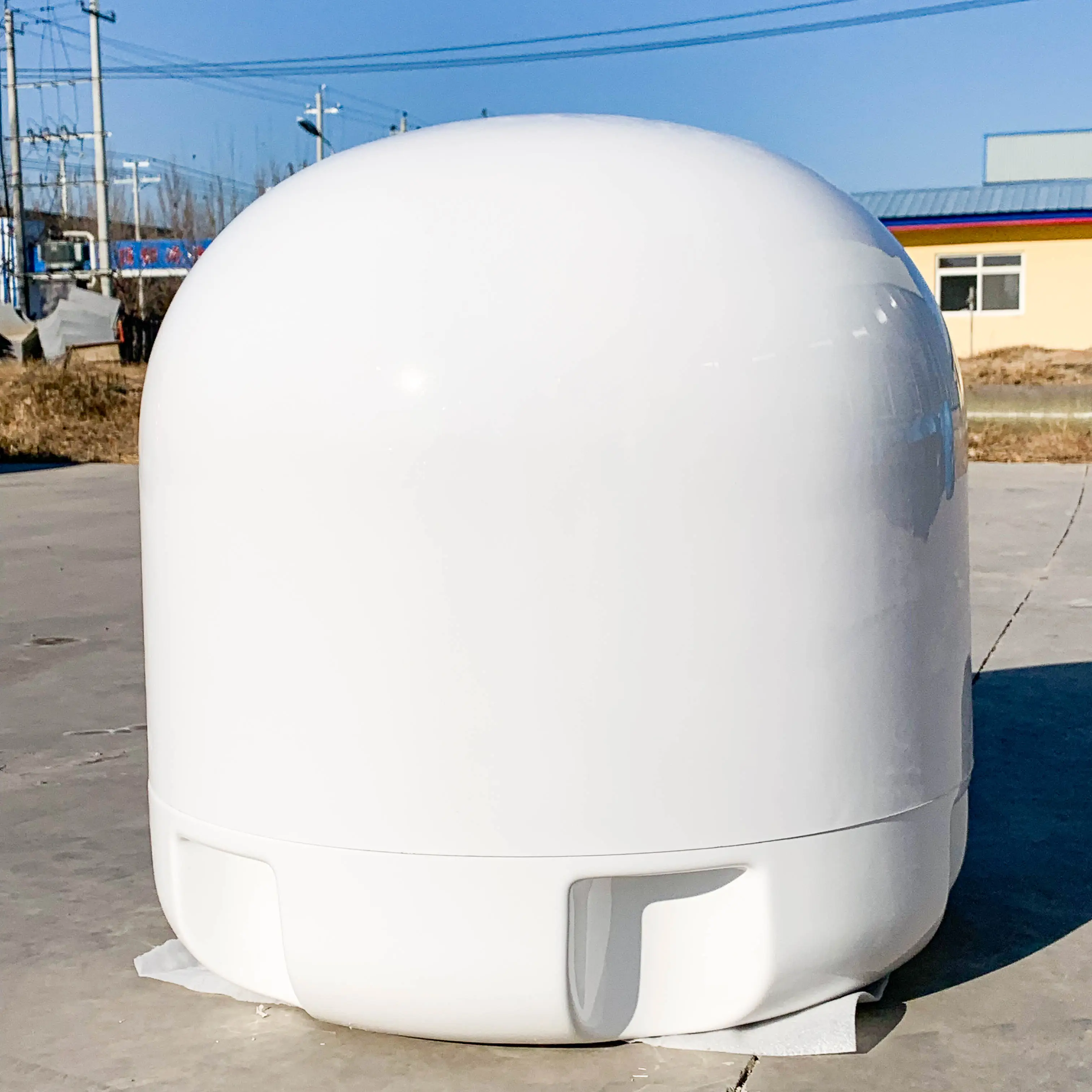 Produttore Radar stazione meteorologica Radome copertura in fibra di vetro FRP Starlink Antenna Radome per la vendita