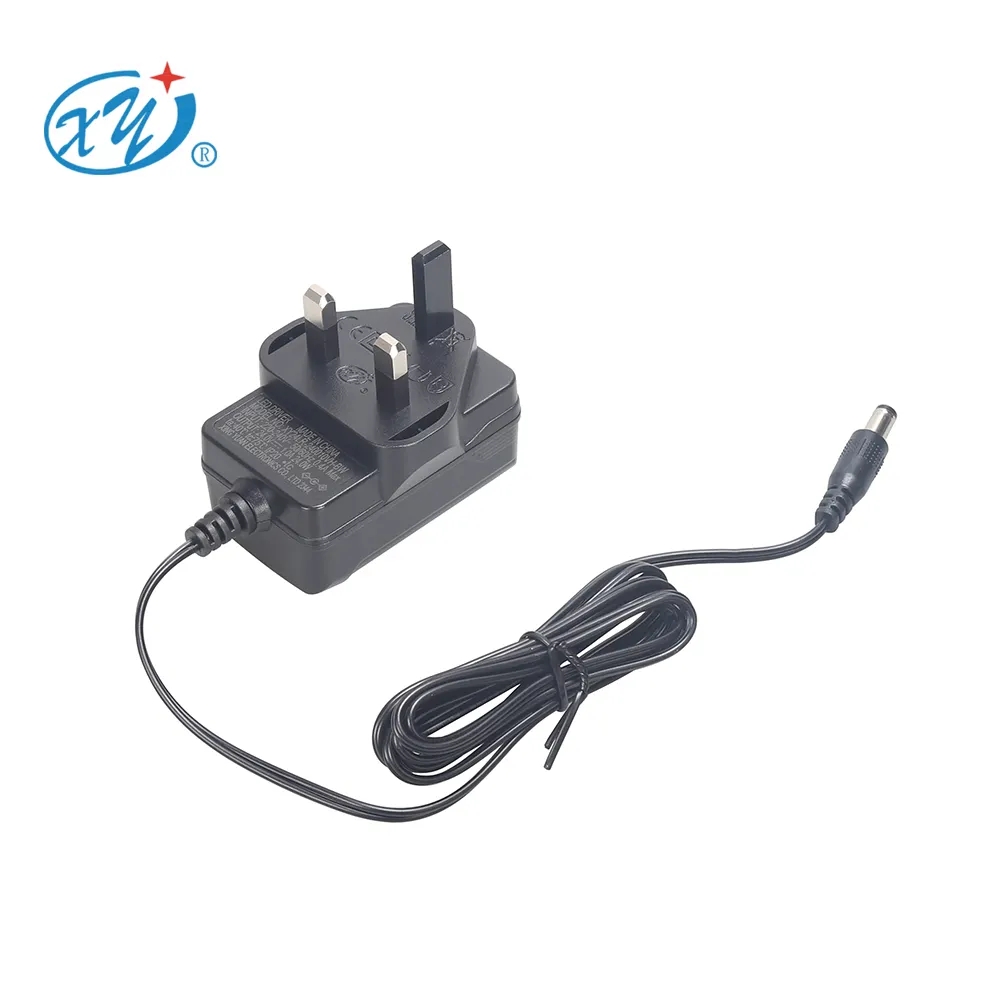 Eu Uk Wandstekker Ingang 100-240V Uitgang 12 Volt 2 Amp 12 V 2a Voeding AC Adapter Voor Dc 12 V Beveiliging Cctv Camera