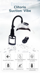 クリトリス吸引器 強力振動クリトリスバイブレーター 乳首拡大マッサージポンプ 女性用セックストイ 乳房ポンプ 吸盤 - Product Image 2