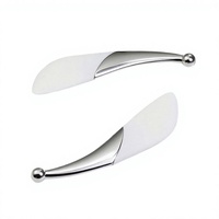 Bâton de massage oculaire en métal, brosse à masque facial en silicone, outil de beauté portable pour la maison et le salon