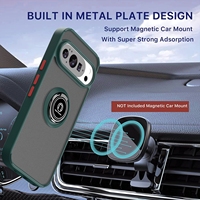 Étui antichoc avec support magnétique pour Google Pixel 11/Pixel 11 Pro, support de voiture magnétique, béquille, coque de protection pour téléphone