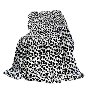 Couvertures douces personnalisées impression <span class=keywords><strong>vache</strong></span> 100% polyester corail flanelle jeter couverture pour canapé double face - Product Image 4