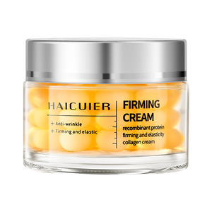 Gel Hidratante Iluminador, Crema Hidratante Blanqueadora Antienvejecimiento con Niacinamida, Cápsulas de Gelatina de Colágeno Rosa, Crema Facial - Product Image 1