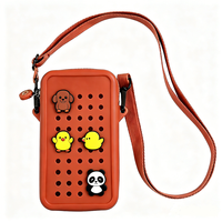 Chinfai Nouveau Sac Bandoulière Mini Imperméable en Silicone Tendance pour Voyage, Sac de Poitrine Croisé pour Téléphone Portable