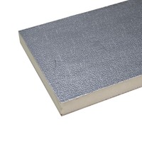 Matériaux de conduits pré-isolés, panneaux d'isolation en polyuréthane, panneaux de plafond en aluminium de 20 à 25 mm, panneaux composites, plaques de mousse rigide