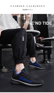 Chaussures de course légères et respirantes pour hommes |   Chaussures de marche en mesh tendance printemps |   Chaussures de sport grandes tailles - Product Image 6