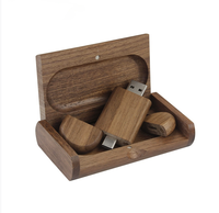 2 in 1 OTG USB Flash Drive Kayu Tipe-C USB 3.0 8GB 16GB OTG Pen Drive 32GB 64GB 128GB Dual Memory Stick untuk Smartphone