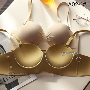 <span class=keywords><strong>Reggiseno</strong></span> Monopezzo Senza Cuciture con Sostegno Push-up, Scollatura Profonda a V, Spalline Rimovibili, Stile Medio-Spesso, per Seno Piccolo, Modello Racerback/Bandeau - Disponibile Subito - Product Image 3