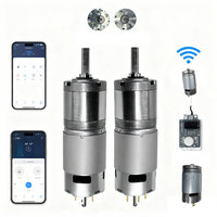 Moteur CC 24V, moteur CC sans balais à engrenages planétaires à couple élevé, 36 mm, adapté aux articulations de robots humanoïdes.