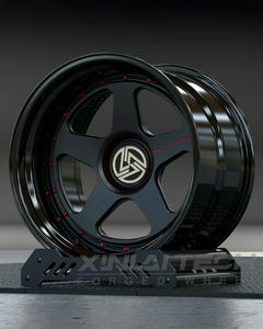ล้อแม็กซ์ XINLAI สีดำสุดหรู แบบฟอร์จ 3 ชิ้นส่วน  ขนาด PCD 5x114.3 5x112 5x108 19 20 21 นิ้ว ผลิตด้วยเครื่อง CNC ขอบลึก - Product Image 1