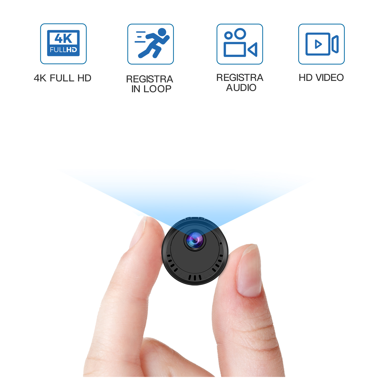 1080P HD детская Беспроводная прямая трансляция Обнаружение движения ночное видение циклическая запись мини-камера