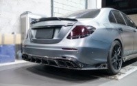 Diffuseur arrière en fibre de carbone de haute qualité style AE, séparateur de pare-chocs arrière pour Mercedes Benz W213 E63S AMG 2019+
