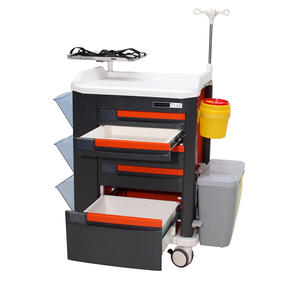 Mt EHBO ABS Stalen Noodverpleging Trolley Medische Kar Voor Patiënt Redding - Product Image 2