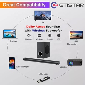 <span class=keywords><strong>ลำโพง</strong></span>บลูทูธ160W ระบบซาวด์บาร์ DB Atmos พร้อมซับวูฟเฟอร์ไร้สาย<span class=keywords><strong>ลำโพง</strong></span>บลูทูธสำหรับระบบ aux โฮมเธียเตอร์ทีวีซาวด์บาร์ - Product Image 3