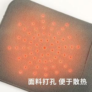 Coussin chauffant électrique pour la taille, réutilisable, alimenté par USB, 5V, 7W, gris, JC9990 - Product Image 2