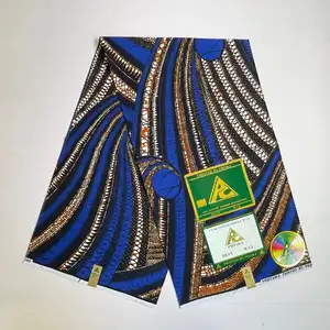 गर्म बिक्री अफ्रीकी अंकारा कपड़े कपास मोम कपड़े सांस असली मोम कपड़े अफ्रीकी मोम प्रिंट