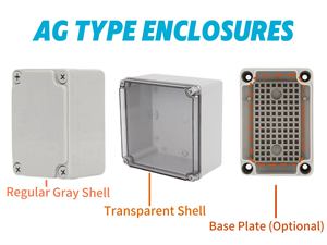 Caja de distribución de conexiones de caja electrónica de plástico de aluminio y ABS IP68 NICE - Product Image 5
