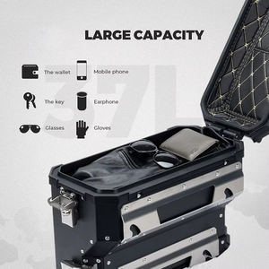Valises latérales en aluminium <span class=keywords><strong>pour</strong></span> moto, boîtes de rangement latérales <span class=keywords><strong>pour</strong></span> moto, boîte latérale <span class=keywords><strong>pour</strong></span> Honda CRF1000L/1100L Africa Twin - Product Image 2