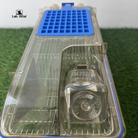 Cage de rat PSU autoclavable stérilisable pour la reproduction de souris de laboratoire Équipement de recherche sur les animaux transparent