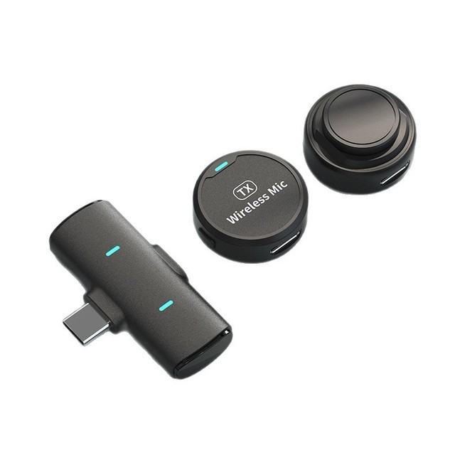 Popular Wireless Lavalier Microphone One Pull Two Magnetic Button Microphone Can Only Reduce Noise and Live Recording Microphone