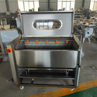 Industriële aardappelwasser en -schiller met hoge capaciteit, fabrieks prijs, elektrisch, automatisch, geschikt voor zoete aardappel en yam.