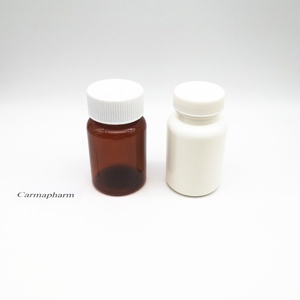 75ml Supplement Pharmaceutical Pill <strong>Tablet</strong> Packing Jar <strong>Container</strong> 75cc Amber Pet Plastic Vitamin Capsule Bottle - Product Image 4