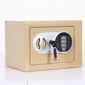High Quality Mini Metal Safe <b>Box</b> Electronic <b>Lock</b> Intelligent Password <b>Lock</b> for Office Home Use Cash Money Jewelry Safe - Product Image 1