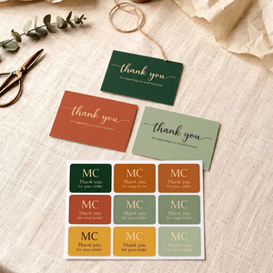 Etiquetas Adhesivas Rectangulares Personalizadas, Impresas con Lámina Caliente, Resistentes al Agua, para Promoción de Empaques de Cajas - Product Image 1