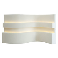 Cloison de séparation en papier portable lumineuse avec rangement pour librairie, commerce de détail, bar – Écran de pièce modulaire réglable en nid d'abeille
