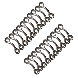 Ganchos de enganche de aleación de zinc con acabado liso para la industria general, paquete de 20 - Product Image 5