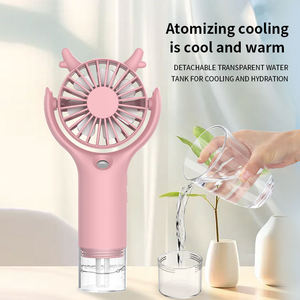 Mini ventilador de escritorio multifuncional portátil, plegable, recargable por USB, para exteriores. - Product Image 3