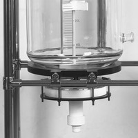 Réacteur filtrant à double enveloppe Topacelab, taux de rachat élevé, 10l, 20l, 50l, 100l, en verre chimique de laboratoire