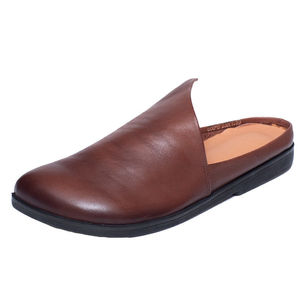 Nuevo Producto de Primavera, Zapatillas Planas de Verano Hechas a Mano con Parte Superior de PU, Retro, Antideslizantes, con Cordones, Suaves, para Mujer - Product Image 5