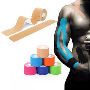 Boîte de ruban adhésif K multicolores de kinésiologie musculaire de 5cm x 5m, personnalisable, étanche pour sportifs, vente en gros - Product Image 4