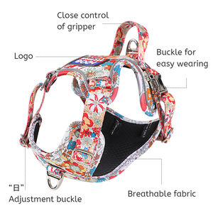 <span class=keywords><strong>Harness</strong></span> kucing motif bunga kecil, <span class=keywords><strong>Harness</strong></span> anjing keamanan timbal depan - Product Image 2