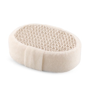 Éponge de bain douce en <span class=keywords><strong>sisal</strong></span> et chanvre avec savon, éponge exfoliante en fibre naturelle pour le dos, outil de douche - Product Image 1