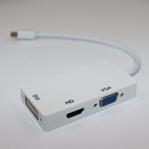 Convertisseur 3-en-1 4K*2K prenant en charge 1080P, <span class=keywords><strong>adaptateur</strong></span> <span class=keywords><strong>Mini</strong></span> DP vers VGA <span class=keywords><strong>DVI</strong></span> HD mâle vers femelle - Product Image 5