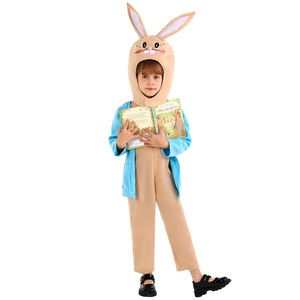 Costumes de Lapin de Pâques et de Carotte pour Enfants de 5 à 7 Ans – Tenues de Performance et de Cosplay Printemps 2025 - Product Image 3