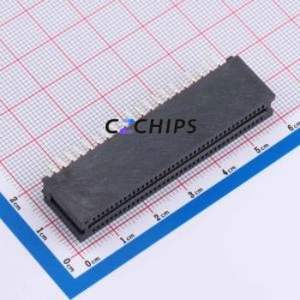 HED80LP03BK Gold Finger Connector Through hole Component (THT),P=1.27mm Connector EDGE SLOT 1.27mm 80P Through Hole - Product Image 1