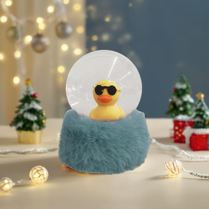 <span class=keywords><strong>Globo</strong></span> di Neve Natalizio Fatto a Mano con Tema Animale, Dipinto a Mano, in Resina e Vetro, Decorazione per la Casa e Souvenir - Product Image 1