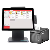 MHT-M5 Pro настольная система POS 15 "емкостный сенсорный Intel I5 CPU 8GB DDR3 128GB SSD Windows OS коммерческий кассовый аппарат