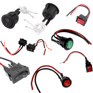 สวิตช์โยก KCD1 สำหรับเครื่องใช้ไฟฟ้าขนาดเล็ก ขนาด 21*15 มม. 2 ขา แบบเปิด-ปิด / เปิด-ปิด-เปิด 3 ขา แบบวงกลม พร้อมสายไฟ - Product Image 6