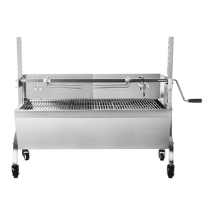 Outdoor <b>Large</b> Stainless Steel Hog Lamb Charcoal <b>Barbeque</b> Bbq Rotisserie Spit Roaster with 40kg Electric Motor Grill - Product Image 5