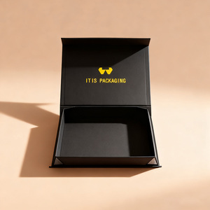 Boîte d'emballage de parfum magnétique pliable miniature en papier résistant à la graisse, personnalisée et tendance - Product Image 2