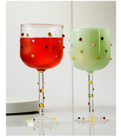 Verre à vin créatif et coloré de style Ins, gobelet à vin rouge de haute qualité, verre borosilicate, verre à vin étranger