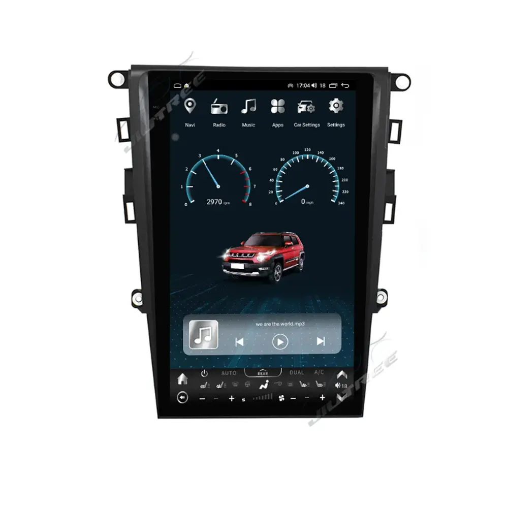 CarPlay - Gravador de fita para Carplay, rádio multimídia para carro, compatível com áudio automotivo, Android 12 para Ford Mondeo Fusion MK5 2013-2020, 13.6 polegadas