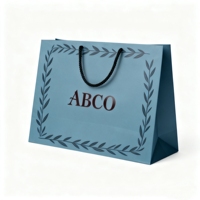 Sac cadeau de luxe marron violet recyclable Logo imprimé personnalisé pour les petites entreprises pour les vêtements Parfum Shopping Expositions Artisanat